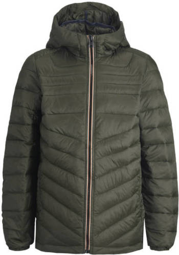 Jack & Jones JUNIOR gewatteerde jas JJEHERO donkergroen