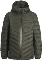 Jack & Jones JUNIOR gewatteerde jas JJEHERO donkergroen