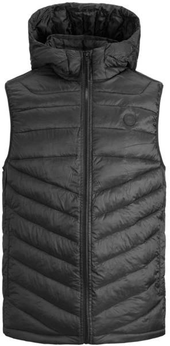 Jack & Jones JUNIOR bodywarmer JJEHERO met logo zwart