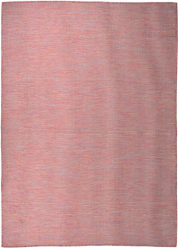 VidaXL Buitenkleed platgeweven 200x280 cm rood