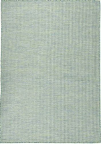 VidaXL Buitenkleed platgeweven 200x280 cm turquoise