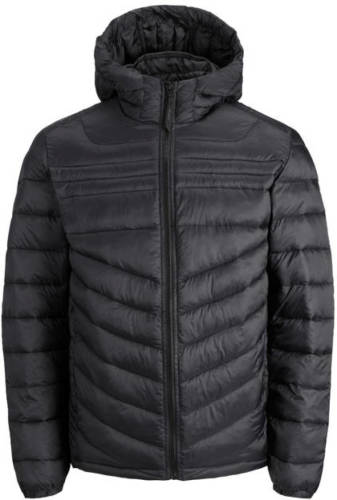 Jack & Jones ESSENTIALS gewatteerde jas JJEHERO PUFFER black