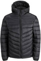 Jack & Jones ESSENTIALS gewatteerde jas JJEHERO PUFFER black