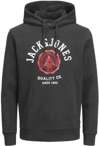 Jack & Jones ESSENTIALS hoodie met logo black