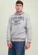 JACK & JONES PLUS SIZE hoodie JJELOGO Plus Size met logo light grey melange