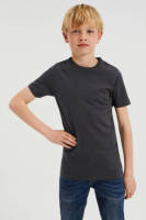 WE Fashion basic T-shirt grijs