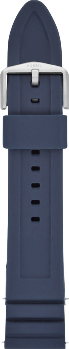 Fossil Siliconen Bandje Blauw 22 mm