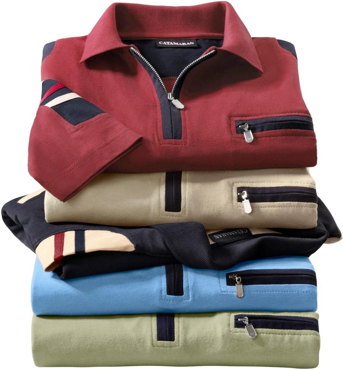 Catamaran Poloshirt met korte mouwen (1-delig)
