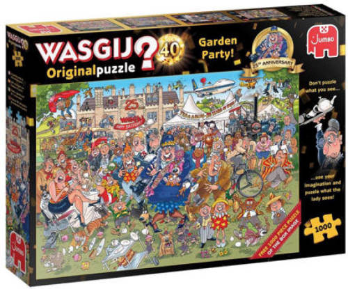 Wasgij Original 40 Tuinfeest! 25 jaar Jubileum editie 2 x legpuzzel 1000 stukjes