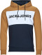 Jack & Jones ESSENTIALS hoodie JJELOGO met logo rubber