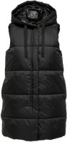 Only Asta Puffer Gilet Dames Zwart