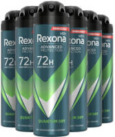 Rexona Men Advanced Protection Quantum Dry deodorant - 6 x 150 ml - voordeelverpakking