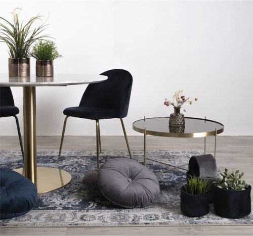 House Nordic Salontafel Scarlett 70x40 cm messingkleurig