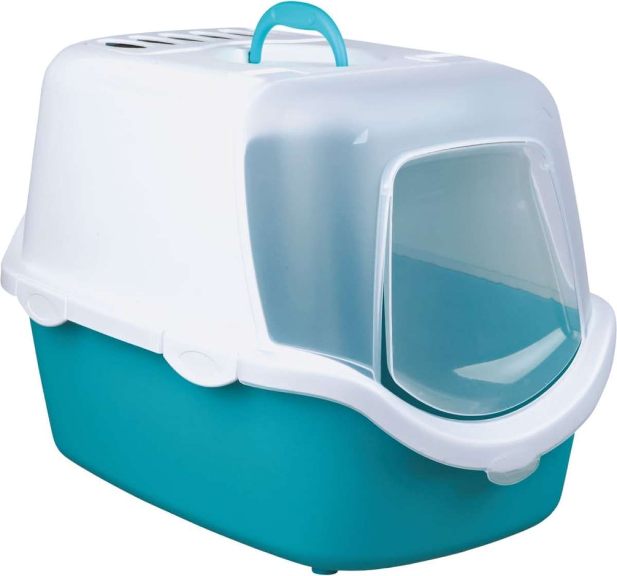 TRIXIE Kattenbak Vico turquoise en wit