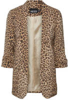 PIECES blazer PCBOSS met dierenprint bruin