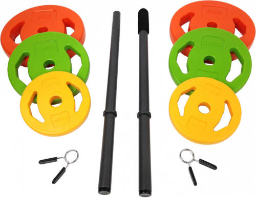 Tunturi halterset 20 kg multicolor