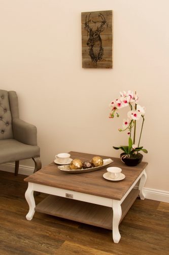 my Flair Salontafel ADRIANA Houten tafel, vierkant model, landelijke stijl