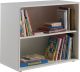 Vipack Boekenkast Pino met 2 lades hout wit