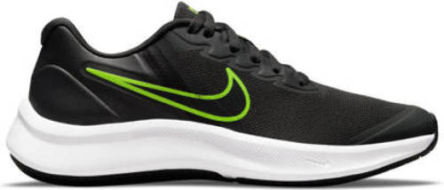 Nike Star Runner 3 sneakers antraciet/zwart/groen