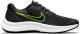 Nike Star Runner 3 sneakers antraciet/zwart/groen