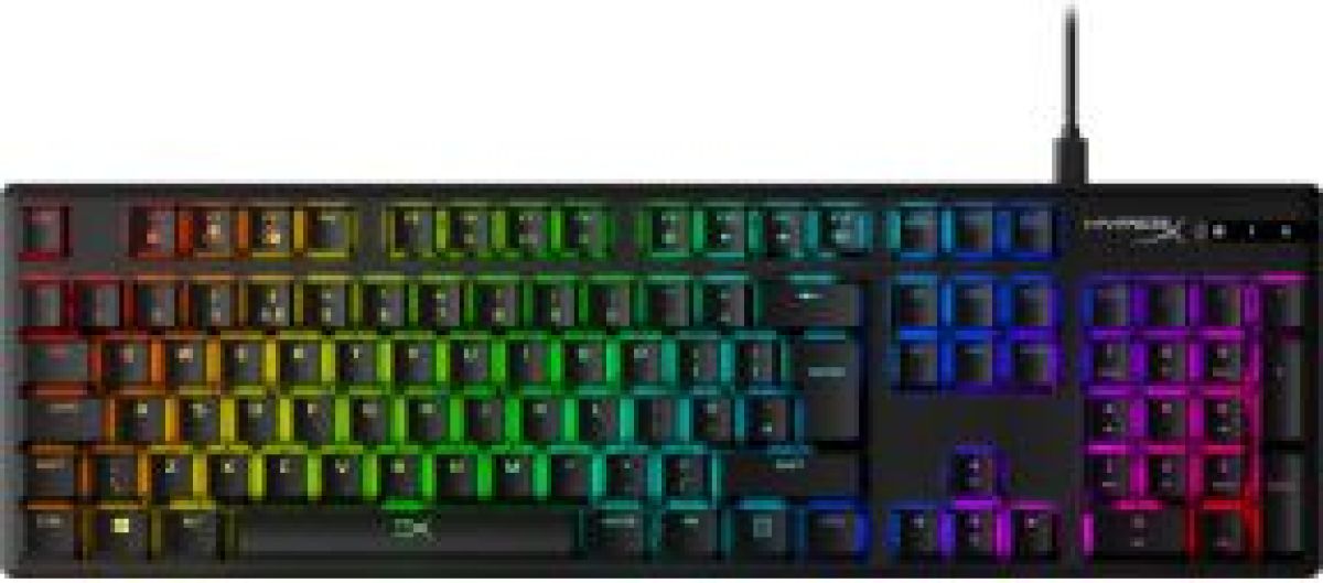 Kingston HyperX Alloy Origins RGB Mechanical Gaming Keyboard - US Qwerty - HyperX Red Switch