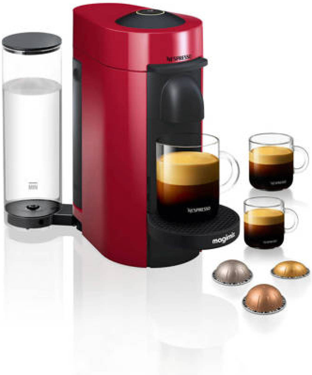 Magimix Nespresso VertuoPlus koffieapparaat (rood)