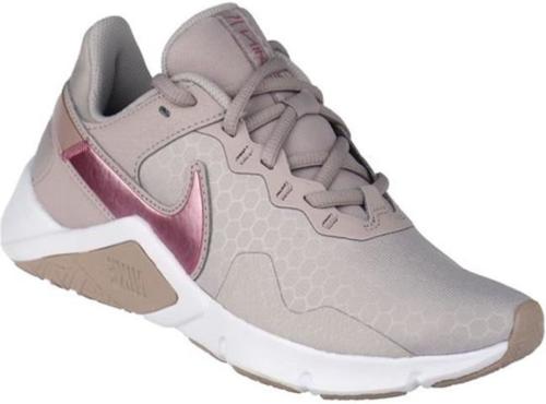 Nike Legend Essential 2 fitness schoenen oudroze/metallic roze