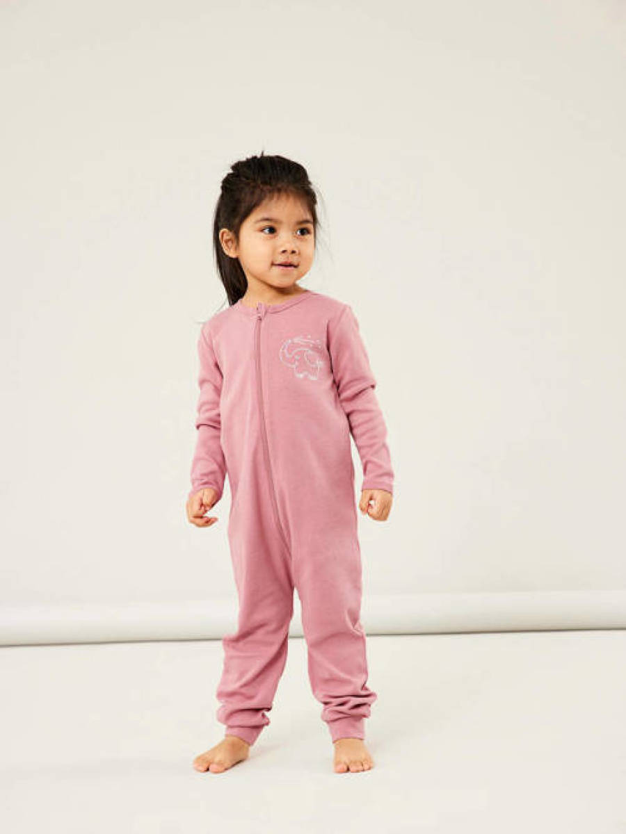 NAME IT BABY boxpak NBNNIGHTSUIT - set van 2 lichtroze/wit