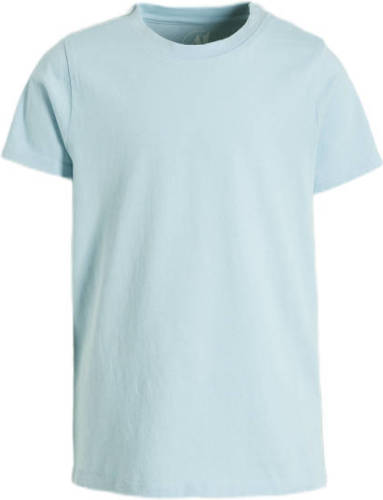 anytime geweven T-shirt turquoise