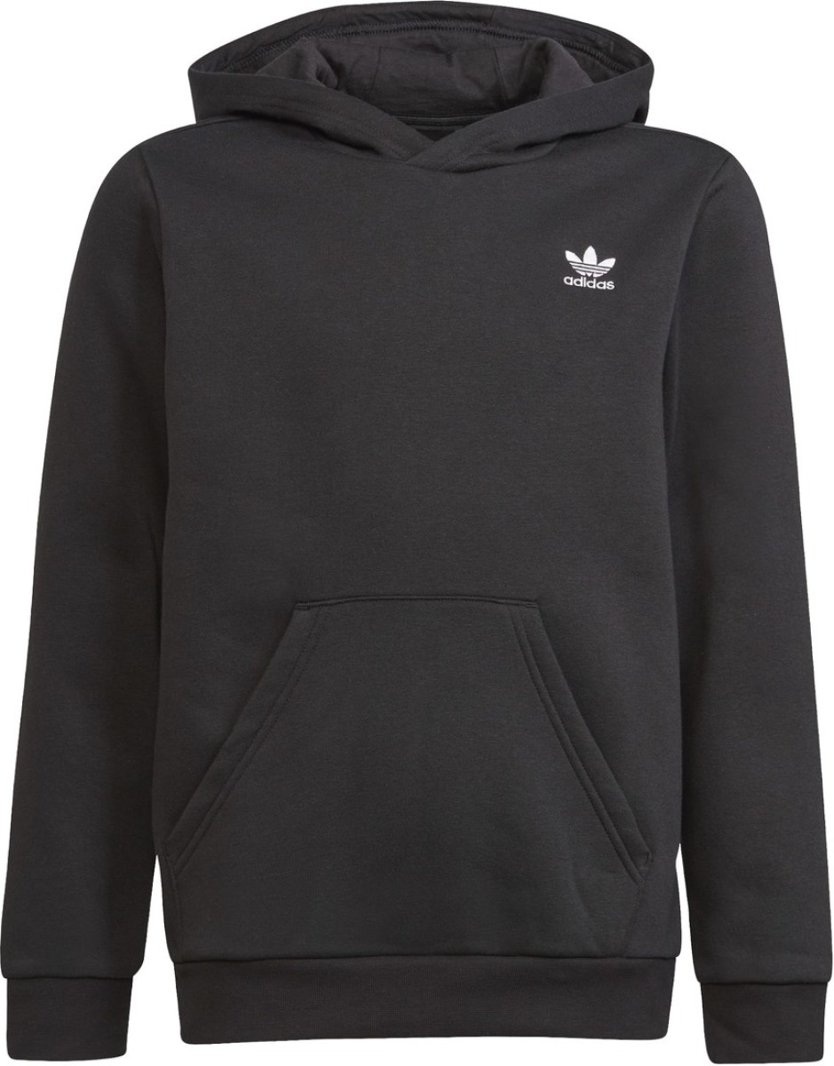 adidas Originals Adicolor fleece hoodie zwart/wit