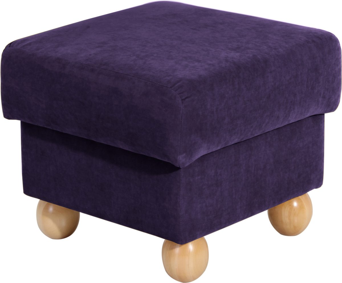 Max Winzer ® Hocker Malmö met houten bolpootjes