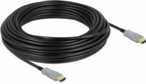 Delock 85015 HDMI kabel 20 m HDMI Type A (Standaard) Zwart