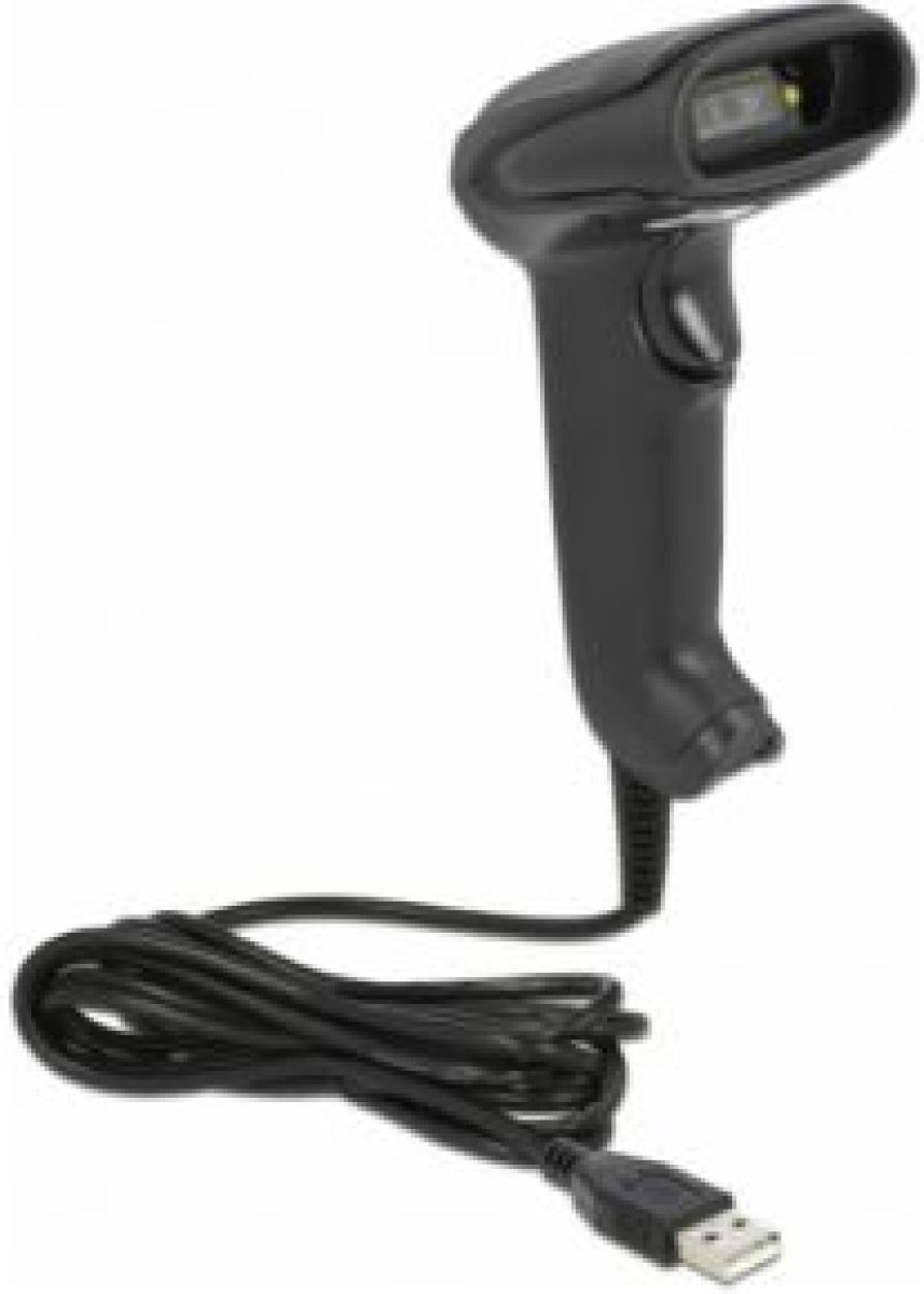 Delock 90557 barcode-lezer Draagbare streepjescodelezer 1D/2D LED Zwart