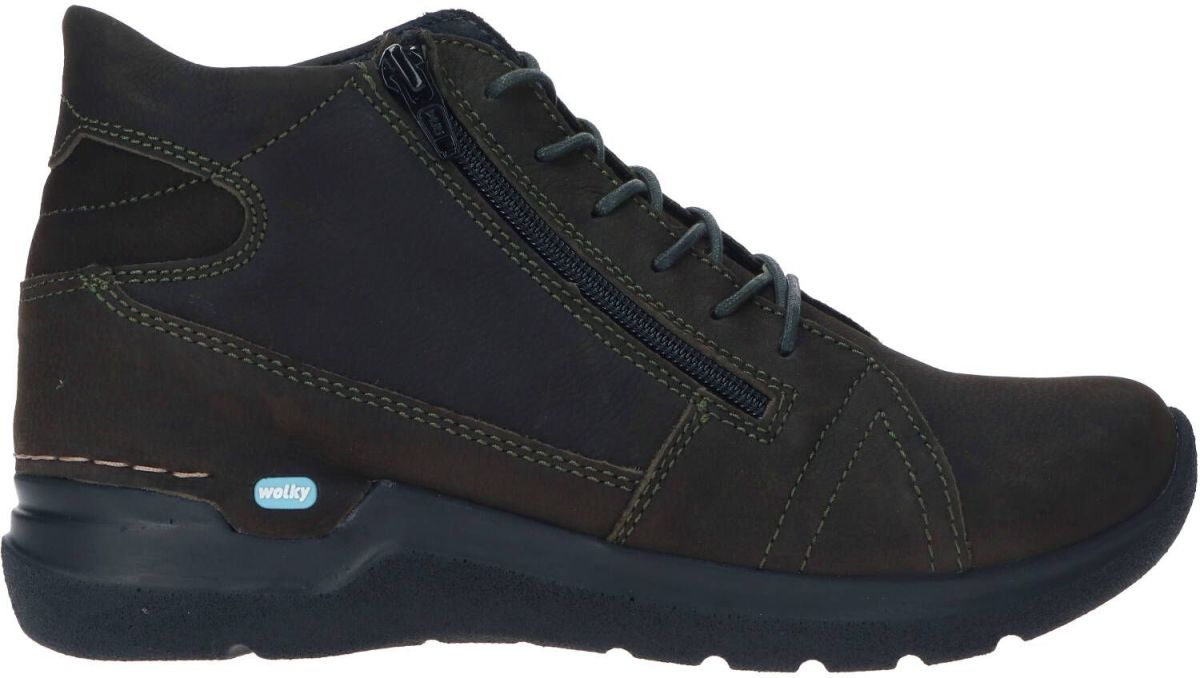 Wolky Why Antique Comfort Veterboot  Groen