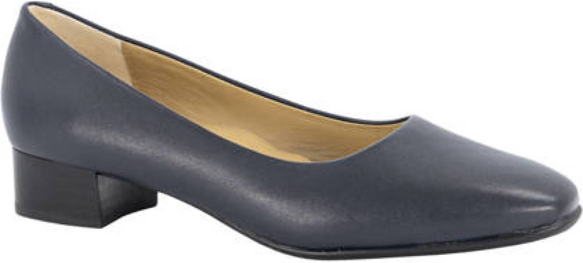 Medicus leren pumps donkerblauw