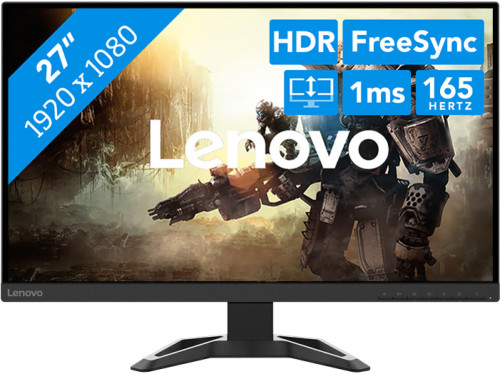 Lenovo G27-30/27 /Full HD 1920 x 1080/165Hz/1ms/Zwart