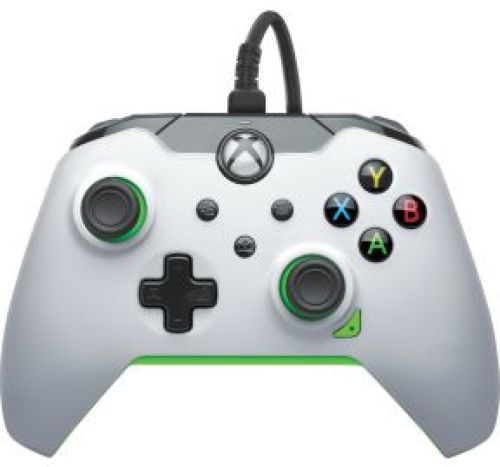 PDP Wired Controller - Neon White (Xbox Series/Xbox One)