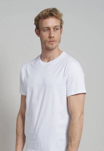 Ceceba +size basic t-shirt (set van 2) wit