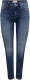 Only high waist skinny jeans ONLBLUSH dark denim