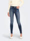 Only high waist skinny jeans ONLBLUSH dark denim