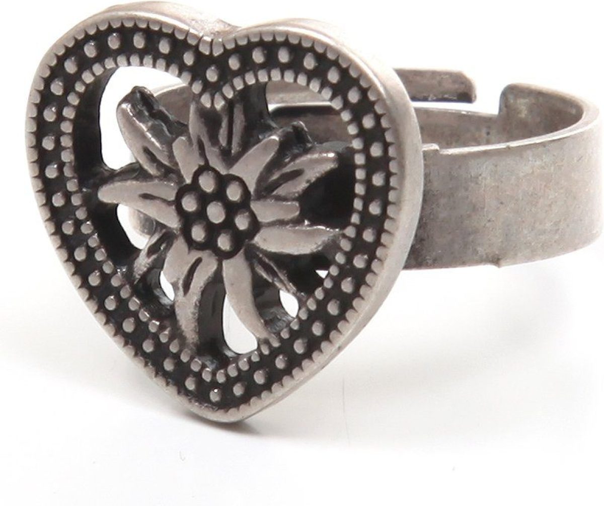 J.Jayz Ring Hart/edelweiss, verstelbaar