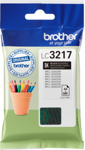 Brother LC-3217BK Cartridge Zwart