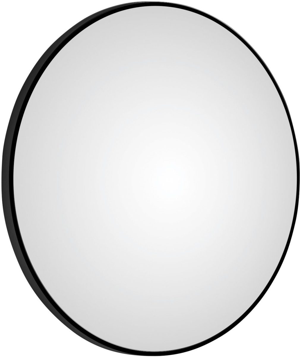 Talos Make-upspiegel rond, in matzwart ø 100 cm