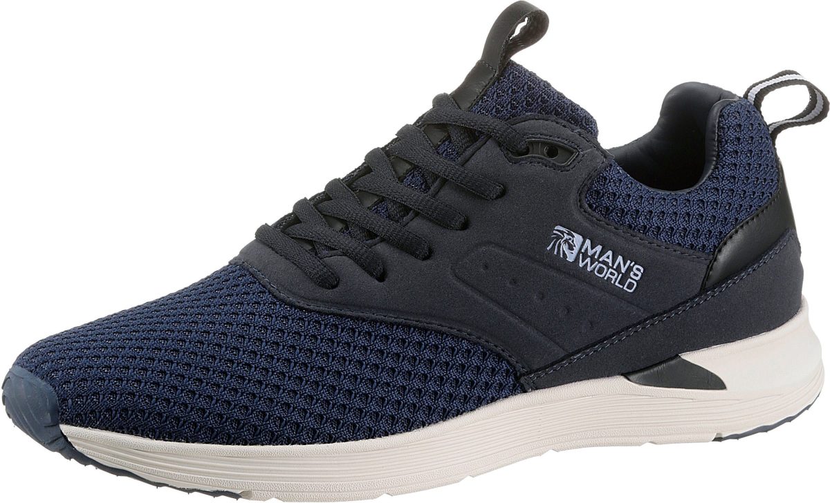 Man's World Sneakers met merk opzij