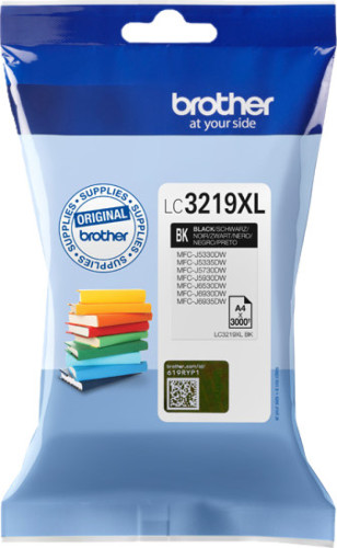 Brother LC-3219 XL BK Cartridge Zwart