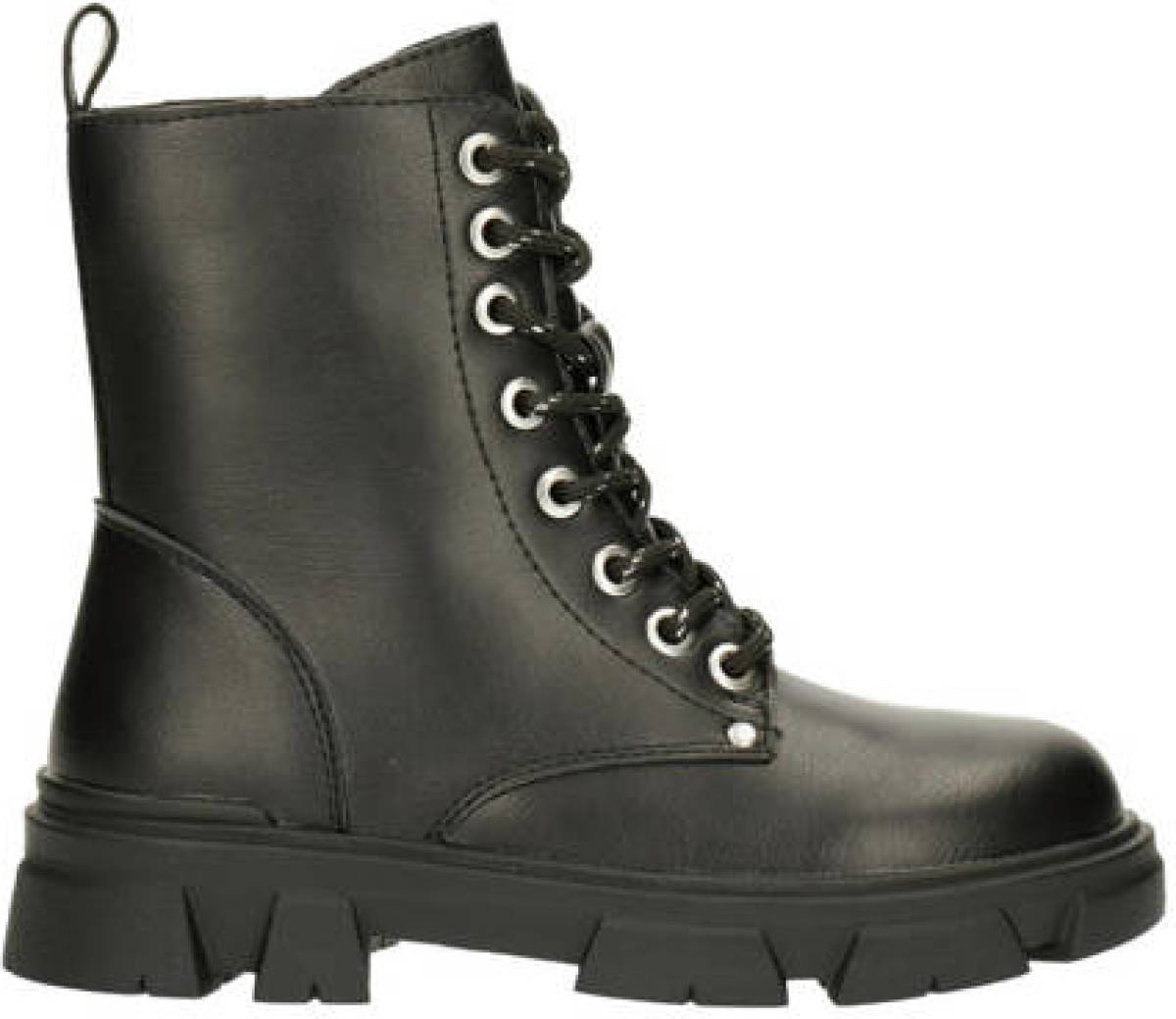 Bullboxer veterboots zwart