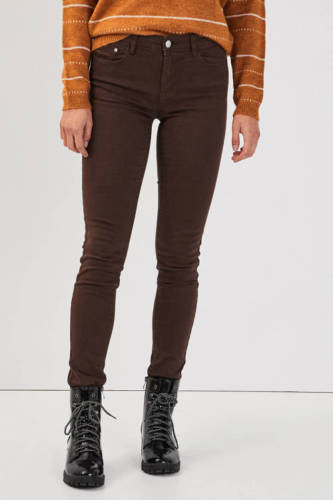 Cache Cache high waist slim fit jeans coffee bean
