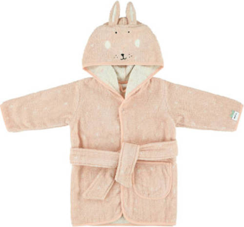 TRIXIE Mrs. Rabbit badstof badjas roze
