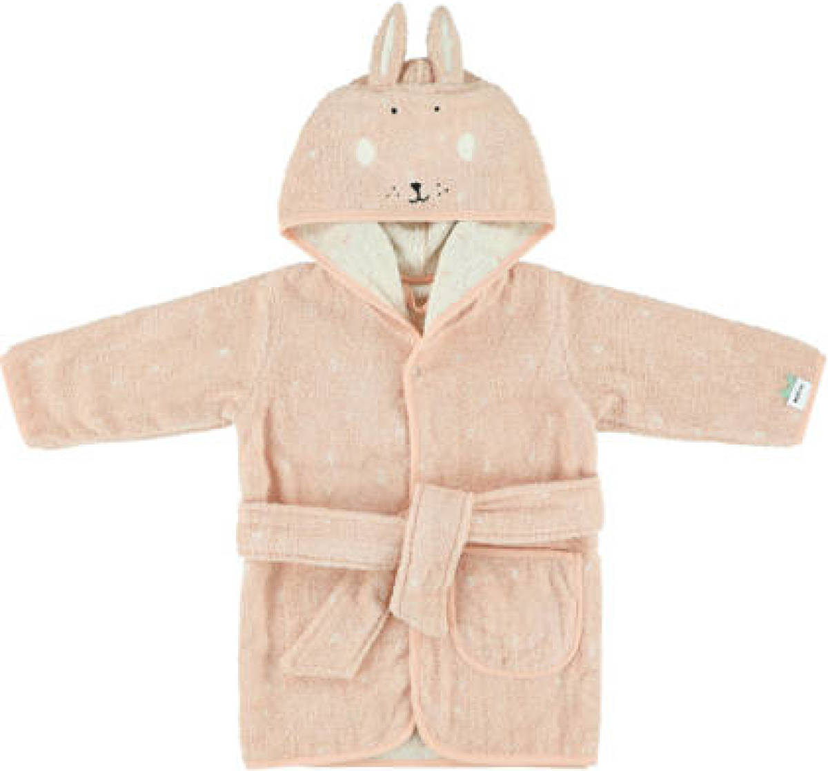 TRIXIE Mrs. Rabbit badstof badjas roze