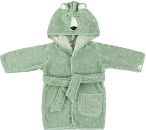 TRIXIE Mr. Polar Bear badstof badjas groen